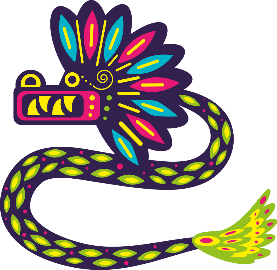 alebrijes snake isolated