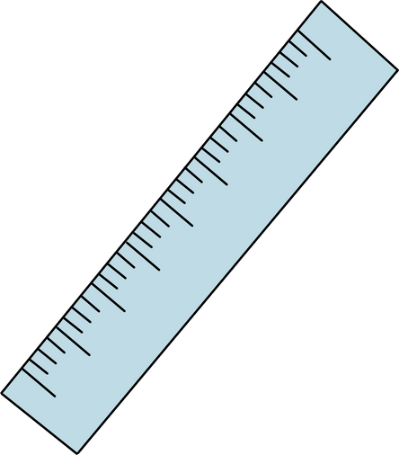 Metric Ruler Illustration